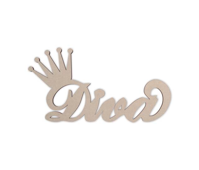 Diva Wall Art Wooden - Cutout, Home Decor, Unfinished & Available in Many Sizes - image 1
