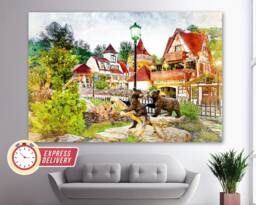 Helen Wall Art, Georgia Canvas Print, Poster, Photo, Painting, Gift - thumbnail 1