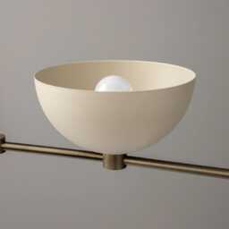 Brass Linear Chandelier Light Mid Century Lighting Fixtures Dining Table Light - thumbnail 3