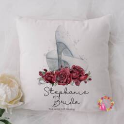 Personalised Wedding Pillow, Gift, Bride Gift, Newlyweds Anniversary Gift For Wedding, Cushion, Mr & Mrs Gift - thumbnail 2