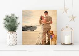 Mothers Day Gift From Husband, New Mom Gift, Personalized Gifts, Picture Frame, Photo On Wood, For - thumbnail 1