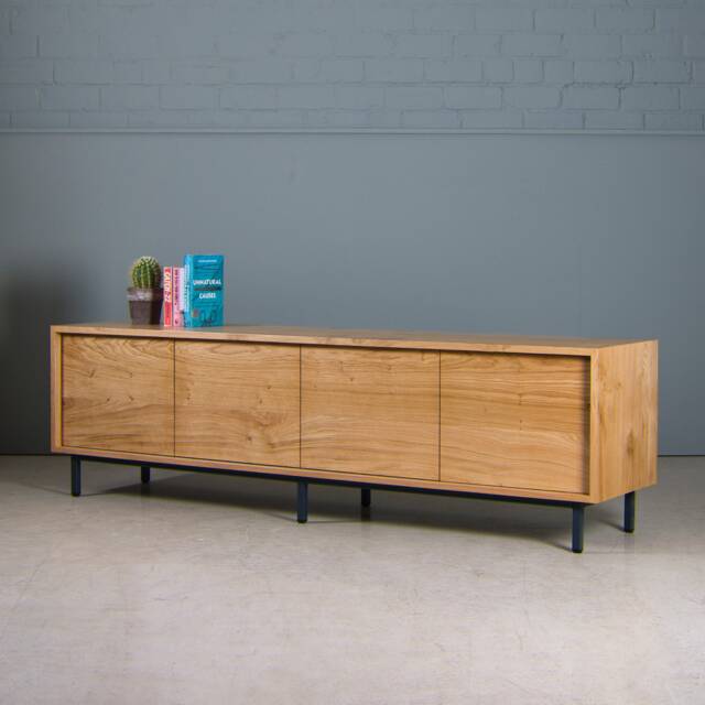 Solid Oak Tv Stand, Sideboard, Credenza, Media Unit - Koda - image 1