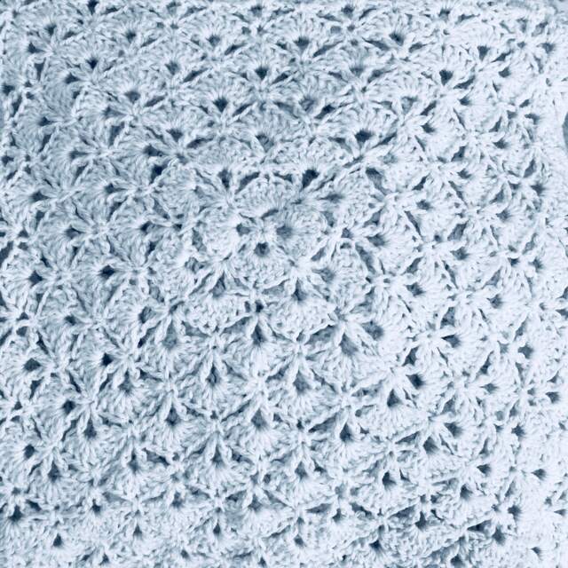 Heirloom Shells Crochet Baby Blanket - image 1