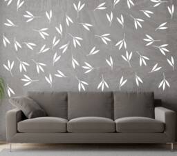 Sale Hand Drawn Leaves Wall Decal 30-Piece Vinyl Decor - thumbnail 1