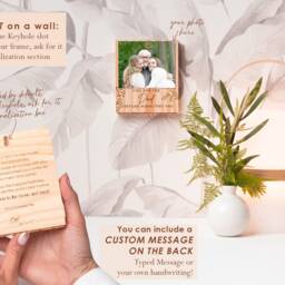 Wedding Gift For Couple, Mr & Mrs Day Gift, Personalized Photo Frame, Engagement Photo Gift, Newly Engaged Frame - thumbnail 4
