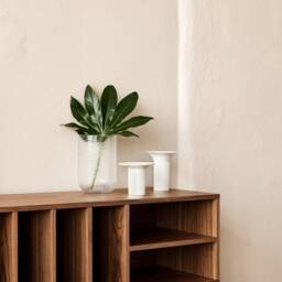 "Vinyl Record Cabinet, Stand, Walnut, ""Silene" - thumbnail 2