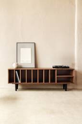 "Vinyl Record Cabinet, Stand, Walnut, ""Silene"