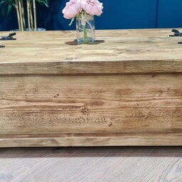 Rustic Reclaimed Wood Coffee Table With Storage - Bespoke Sizes Available. Please Read Below - thumbnail 2