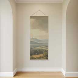 Vintage Landscape Tapestry - Wall Hanging Unique Art - thumbnail 2