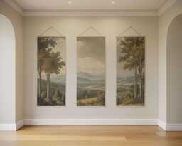 Vintage Landscape Tapestry - Wall Hanging Unique Art