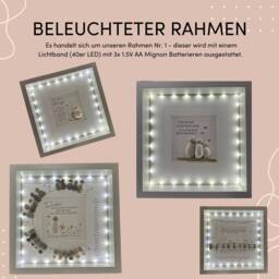 stone Picture Handwritten - Pearl Wedding 30 Years Personalized Gift Silver Golden Registry Office Church - thumbnail 2