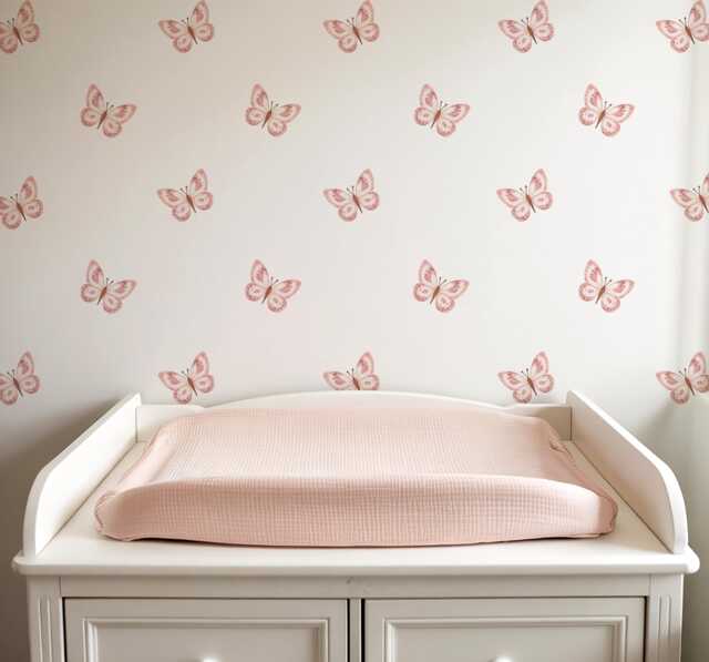 Pink Butterfly Nursery Wall Stickers - image 1