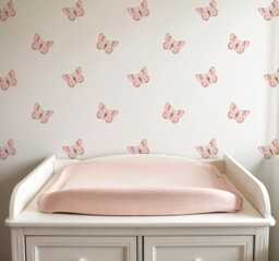 Pink Butterfly Nursery Wall Stickers - thumbnail 1