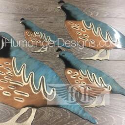 Quail Family Metal Wall Decor - thumbnail 4