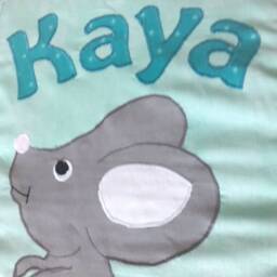 Baby Blanket, Quilt, Patchwork Crawling Children's Blanket Mouse Available Immediately - thumbnail 2