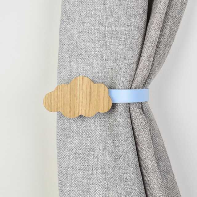 Cloud Curtain Tieback L Kids Nursery Decor 6 Designs 15 Colours - image 1
