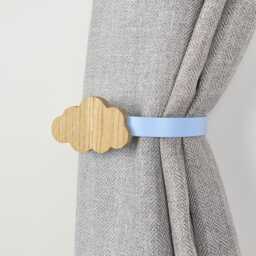 Cloud Curtain Tieback L Kids Nursery Decor 6 Designs 15 Colours - thumbnail 2
