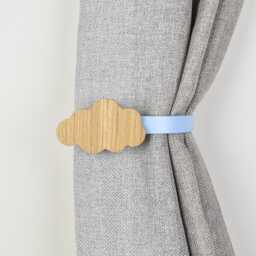 Cloud Curtain Tieback L Kids Nursery Decor 6 Designs 15 Colours - thumbnail 1