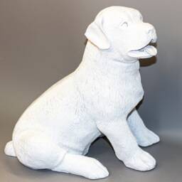 Rottweiler Statue Unpainted Dog Memorial Ready To Paint Garden Sculpture Pet Unique Funeral Keepsake Grave Decor Figurine Yard Outdoor - thumbnail 3