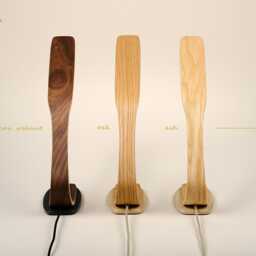 Minimalist Wooden Table Lamp, Desk Accessories, Decor, Night Light, Bedside Led Office, Work From Home - thumbnail 2