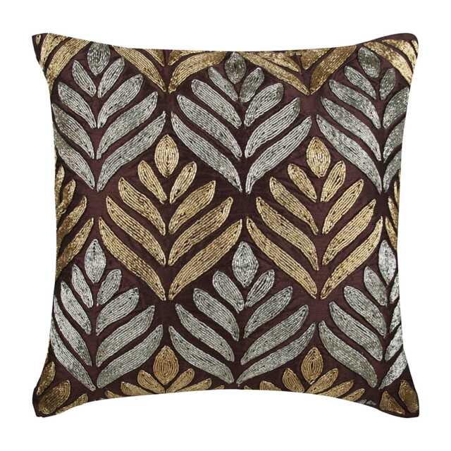 "Designer Lattice, Trellis, Lotus Toss Cushion 16""x16" - image 1