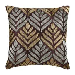 "Designer Lattice, Trellis, Lotus Toss Cushion 16""x16" - thumbnail 1