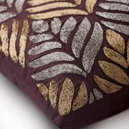 "Designer Lattice, Trellis, Lotus Toss Cushion 16""x16" - thumbnail 2