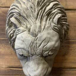 stone Garden Wall Hanging Lion Gargoyle Plaque Ornament - thumbnail 3