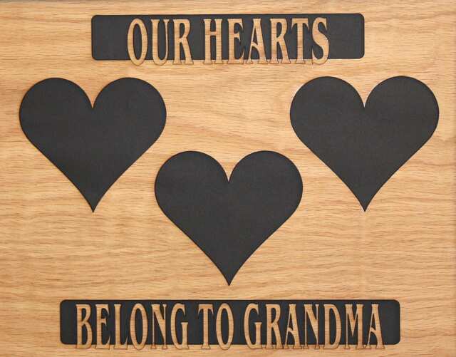 11x14 Grandma Mat Insert Collage For Picture Frame - Not Included - Grandpa, Nana, Nanny, Gigi, Memaw, Meemaw, Mimi, Papa, Oma, Opa, Bobo - image 1