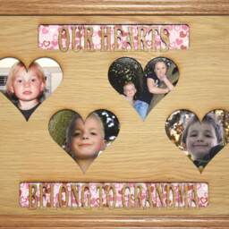 11x14 Grandma Mat Insert Collage For Picture Frame - Not Included - Grandpa, Nana, Nanny, Gigi, Memaw, Meemaw, Mimi, Papa, Oma, Opa, Bobo - thumbnail 2