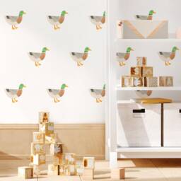 Mallard Ducks - Fabric Wall Decal Modern Farm Mej - thumbnail 2
