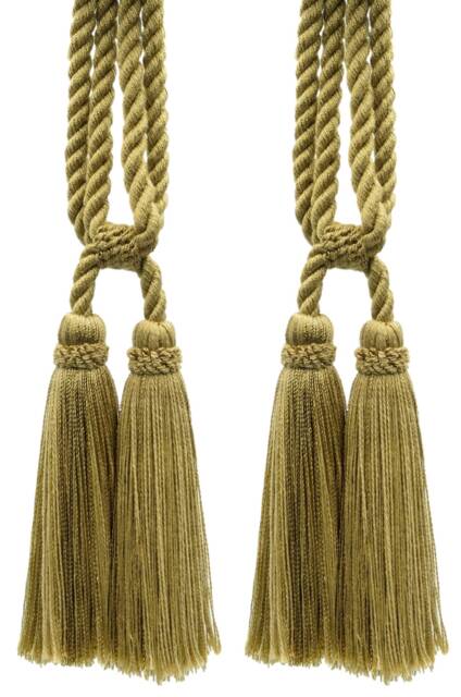 "D??copro Double Tassel Curtain & Drapery Tieback, Length 5 1/2"" - 14cm, Spread 27" - image 1