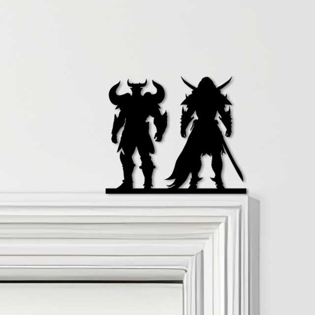 Door Topper Vikings Various Colours Top Of Decorative Sign - Sign, Novelty Wall Decor, Frame Art, Art - image 1