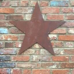 xl Rusty Metal Barn Star 70cm Rustic Home & Garden Decor - thumbnail 3