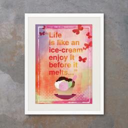 Inspirational Poster. Motivational Poster Wall Decor. Happy Quote Typography Design Kids Art. Office Decor - thumbnail 3