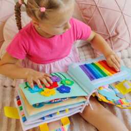 Interactive Baby Activity Book - Montessori Toy For Toddlers, Educational Quiet Minimoms - thumbnail 2