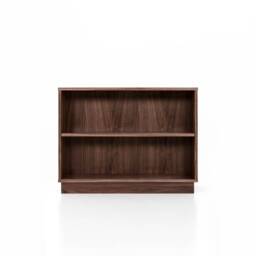 Bookcase, Bookshelf Made Of Walnut Vaneer - Livlo O-R05