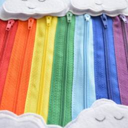 Activity Book Page Felt Quiet Busy Toddler Montessori Toy Sensory Board Rainbow One 1-4 Year - thumbnail 2