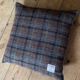 Harris Tweed Cushion Cover Pure Wool 18