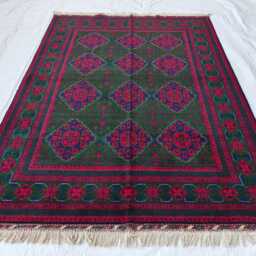 5??7 Ft Bedroom Rug, Afghan Handwoven Tribal Carpet, Bohemian Home Decor - thumbnail 2