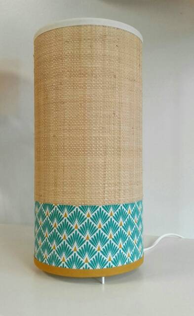 Tube Lamp To Lay Rabane & Art Deco Pattern - image 1
