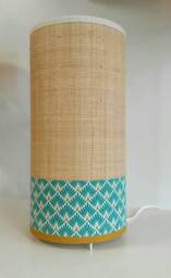 Tube Lamp To Lay Rabane & Art Deco Pattern - thumbnail 1