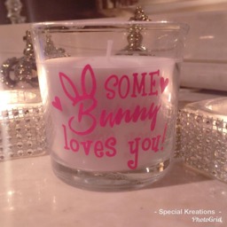 Some Bunny Loves You Scented Candle & Reusable Holder - thumbnail 2