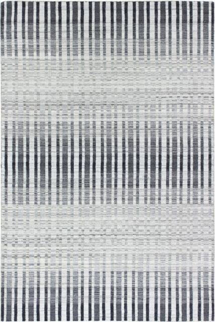 6'x9' Hand-Knotted Wool & Bamboo Silk Rug Modern Anatolian Design
