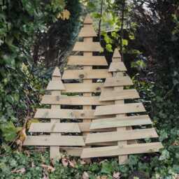 Natural Wooden Christmas Tree For The Garden Or Home 60cm High - thumbnail 2