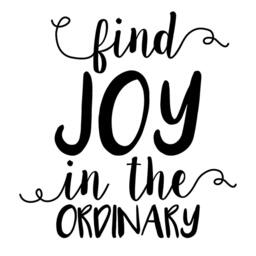 Find Joy in The Ordinary Quote - Vinyl Wall Decal - thumbnail 3