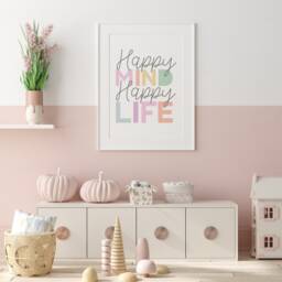 Girls Bedroom Prints, Teenager Girl Decor, Pastel Colours, Motivational Inspirational Wall Art, Positive Quotes - thumbnail 2
