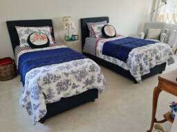 Toile Duvet Cover -French Country Toile Bedding - Floral Print Navy Black Cotton Queen Cal King Oversized Super King 120x98 Nurdanceyiz