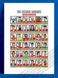 York City - No Score Draws Minstermen Edition A3 Print Of 36 Hand-Drawn Panini-style Doodles Ycfc Icons Wonky Football Art - thumbnail 1