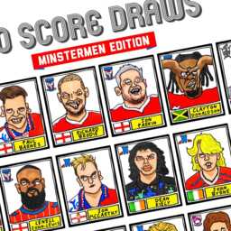 York City - No Score Draws Minstermen Edition A3 Print Of 36 Hand-Drawn Panini-style Doodles Ycfc Icons Wonky Football Art - thumbnail 3